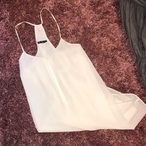 NWOT! The Rage white midi dress w/spaghetti straps